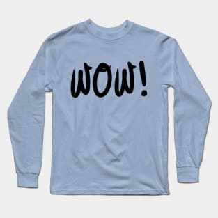 Eddy Wally: WOW! Long Sleeve T-Shirt